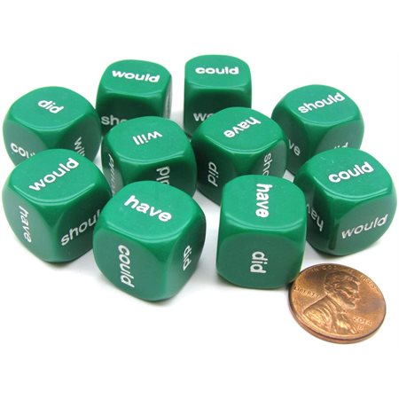 Helping verbs dice (vert)