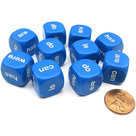 Being and helping verbs dice