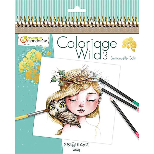 Carnet de coloriage Collector Wild 3