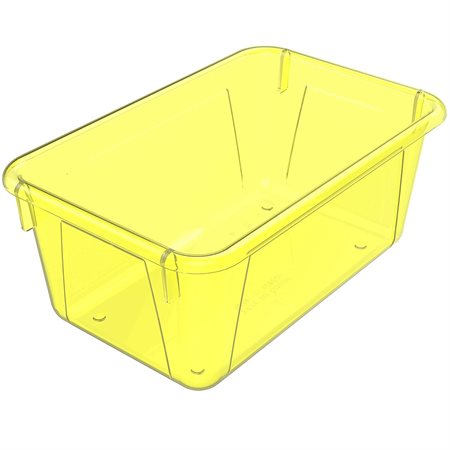 Bac de rangement de petit format Translucent yellow