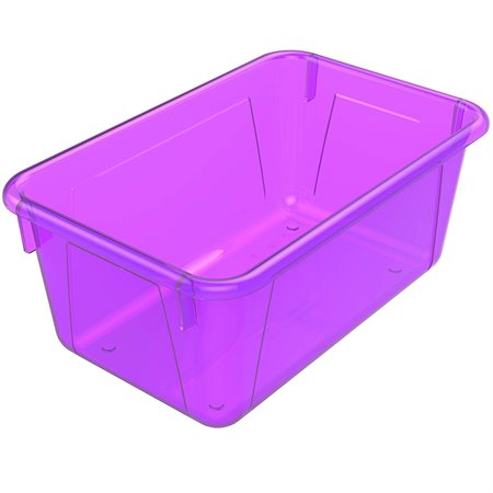Bac de rangement de petit format Translucent purple