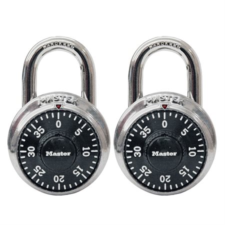 "1500D" combination padlock Package of 2, same combination.