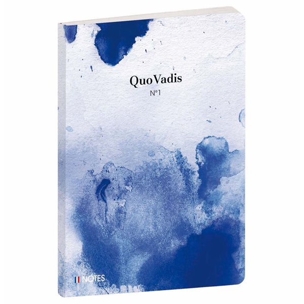 Carnet de notes mince ligné Iconique Quo Vadis - Nuage d'encre