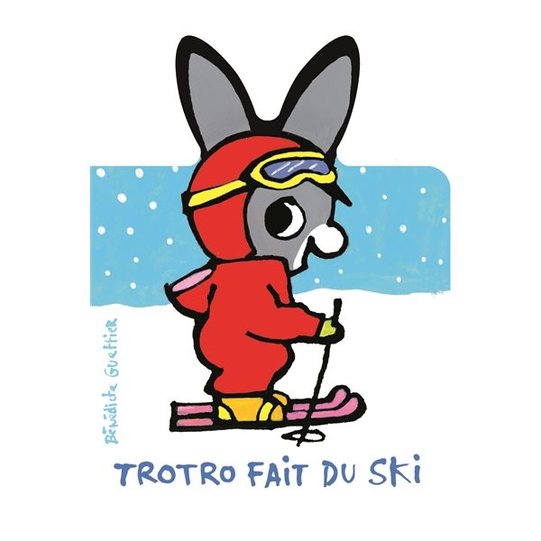 Trotro fait du ski