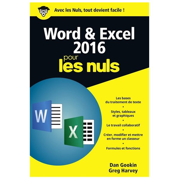 Word & Excel 2016 pour les nuls
