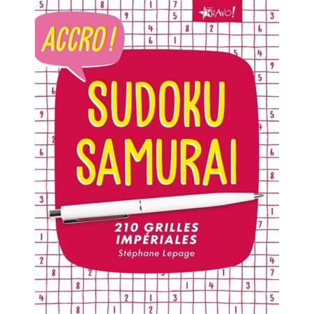 Sudoku Samourai 210 grilles impériales