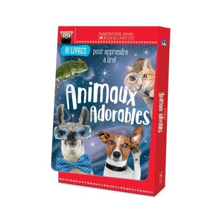 Animaux adorables - 16 livres pour apprendre à lire !