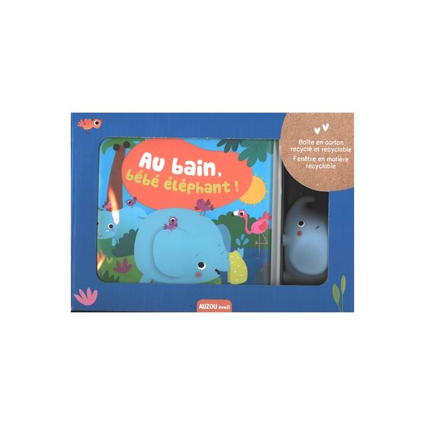 Au bain, bébé éléphant !