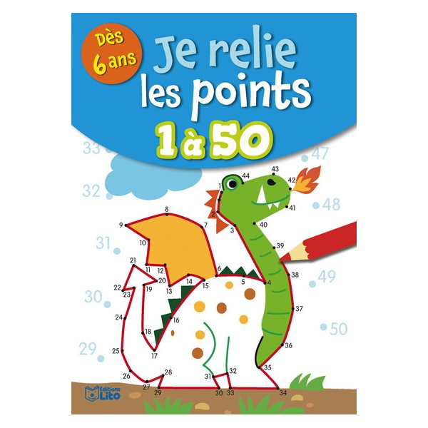 Je relie les points 1 à 50