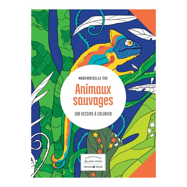 Animaux sauvages, 100 dessins à colorier