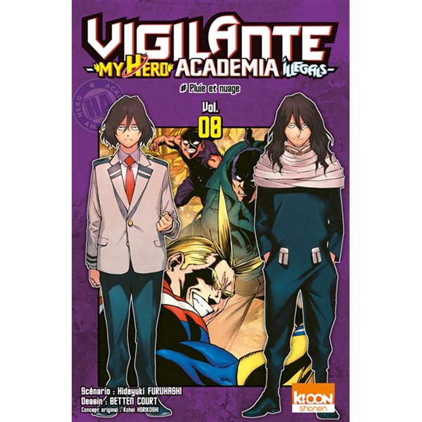 Pluie et nuage, Tome 8, Vigilante, my hero academia illegals