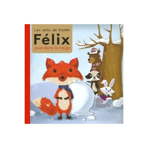 Félix joue dans la neige