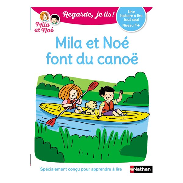 Mila et Noé font du canoë