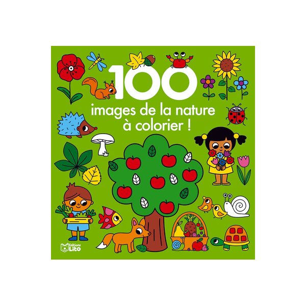 100 images de la nature à colorier !