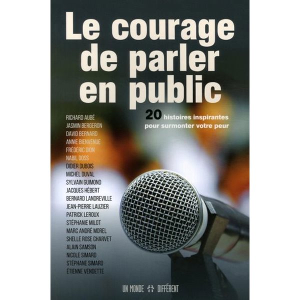 COURAGE DE PARLER EN PUBLIC