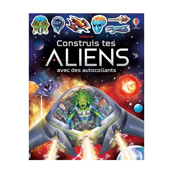 Construis tes aliens avec des autocollants