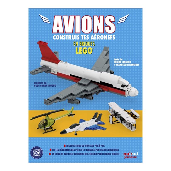 Avions : construis tes aéronefs en briques Lego