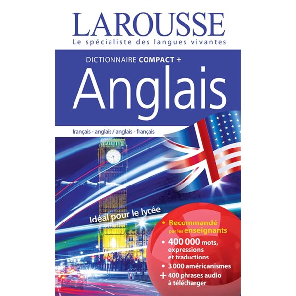 Dictionnaire compact + anglais 2022