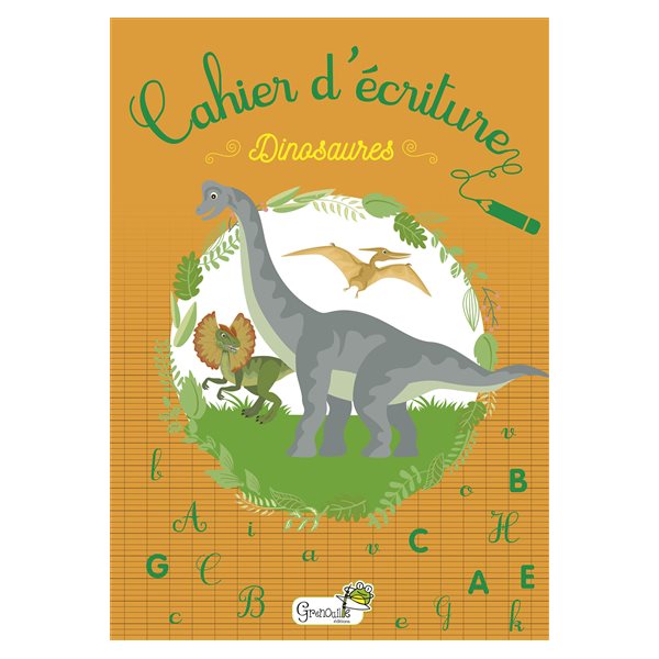 Cahier d'écriture dinosaures