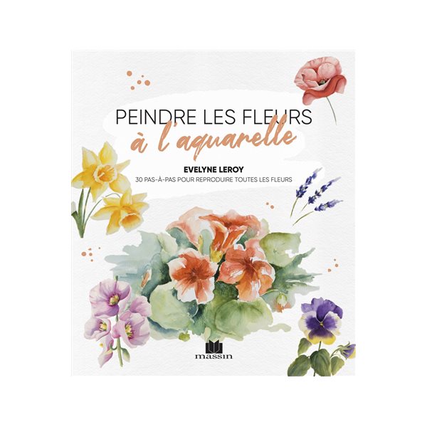 Peindre les fleurs à l'aquarelle