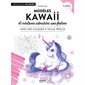 Modèles kawaii et créatures adorables aux feutres