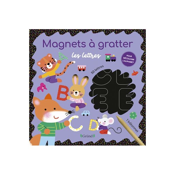 Magnets à gratter les lettres