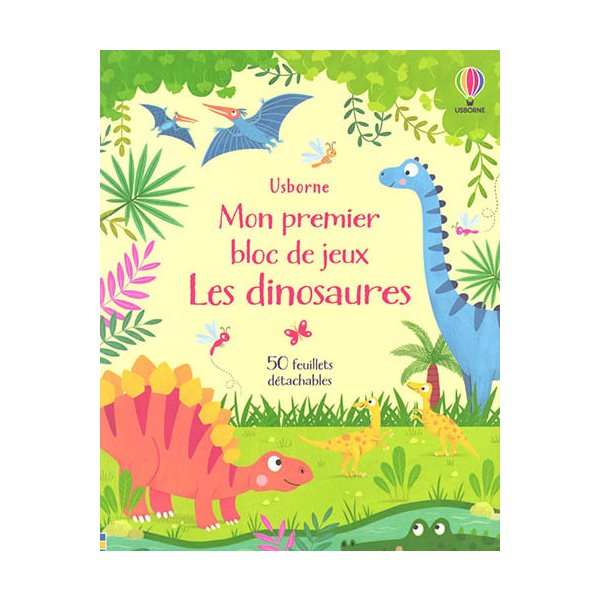 Mon premier bloc de jeux les dinosaures