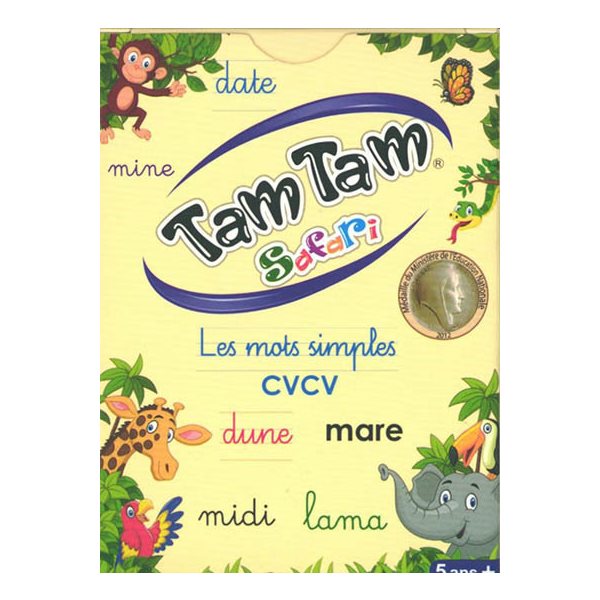 Tam Tam Safari : les mots simples CVCV