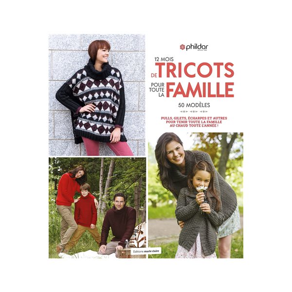 12 mois de tricots pour toute la famille