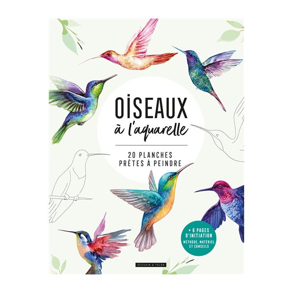 Oiseaux à l'aquarelle