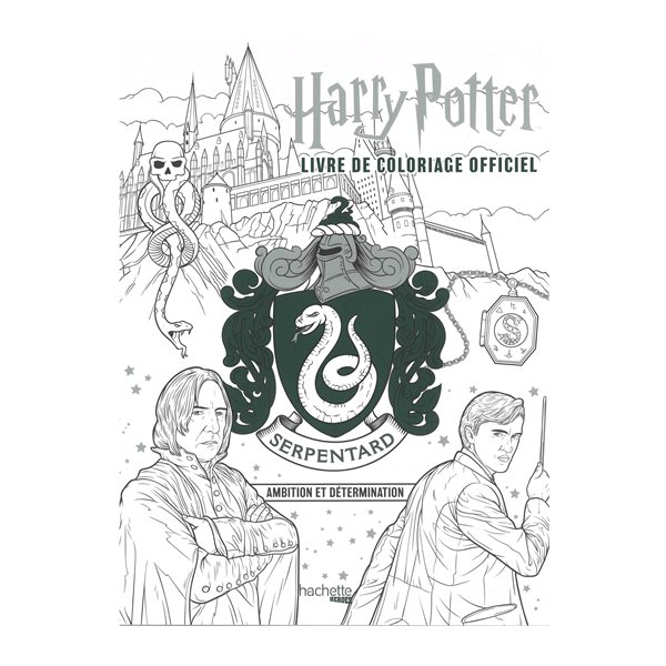 Harry Potter : livre de coloriage officiel : Serpentard, ambition et détermination