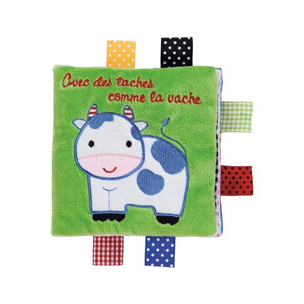 Avec des taches comme la vache