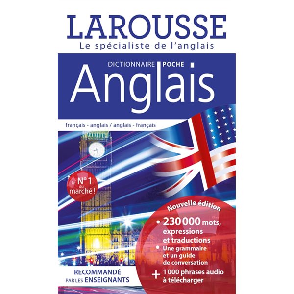 Anglais : dictionnaire de poche : français-anglais, anglais-français 2023