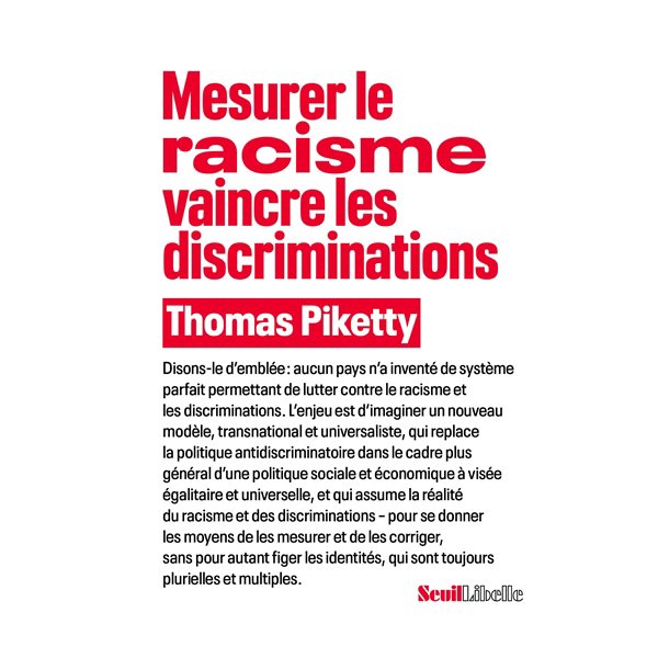 Mesurer le racisme, vaincre les discriminations