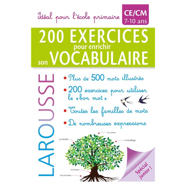 200 exercices pour enrichir son vocabulaire : CE-CM, 7-10 ans