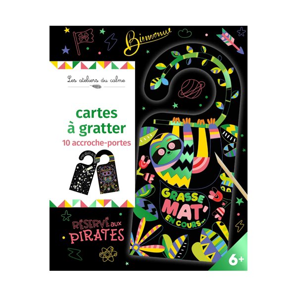 Cartes à gratter : 10 accroche-portes