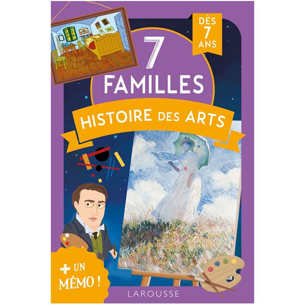 7 familles histoire des arts : + un mémo ! : dès 7 ans