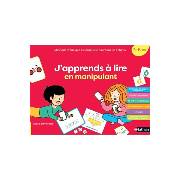 J'apprends à lire en manipulant : méthode syllabique et sensorielle pour tous les enfants : 3-6 ans