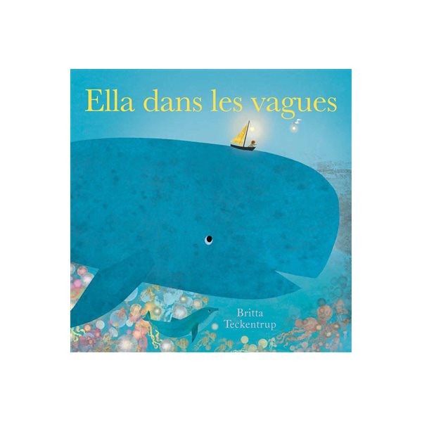 Ella dans les vagues