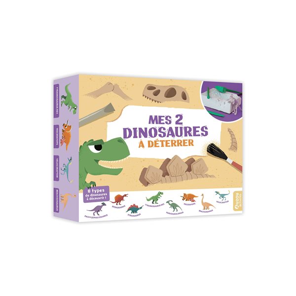 Mes 2 dinosaures à déterrer