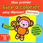 Mon premier livre à colorier sans dépasser - Animaux