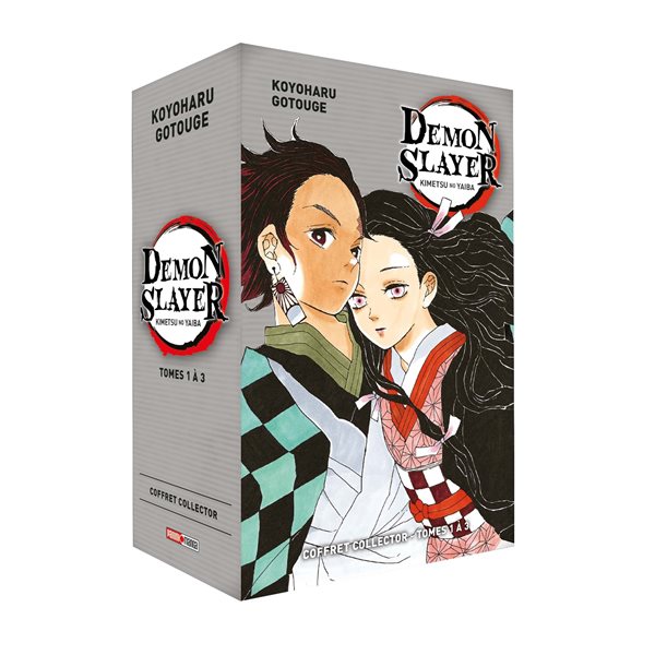 Demon slayer : Kimetsu no yaiba : coffret collector tomes 1 à 3