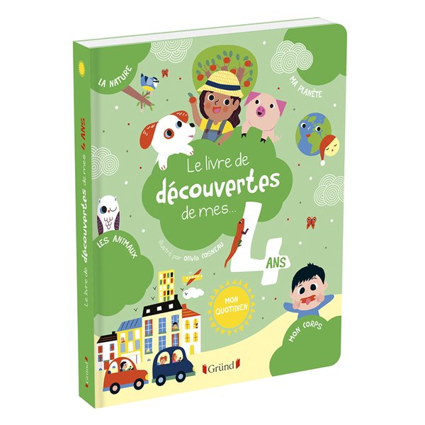 Le livre de découvertes de mes... 4 ans