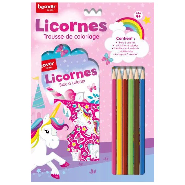 Trousse de coloriage - Licornes