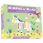 Découpage & collage : animaux rigolos : coffret avec accessoires