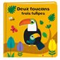 Deux toucans, trois tulipes