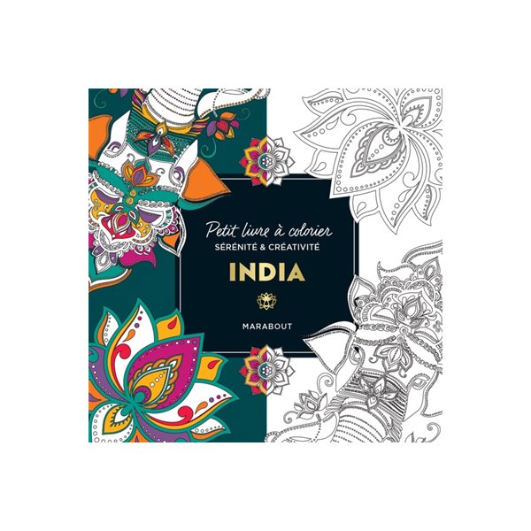 Petit livre à colorier : India