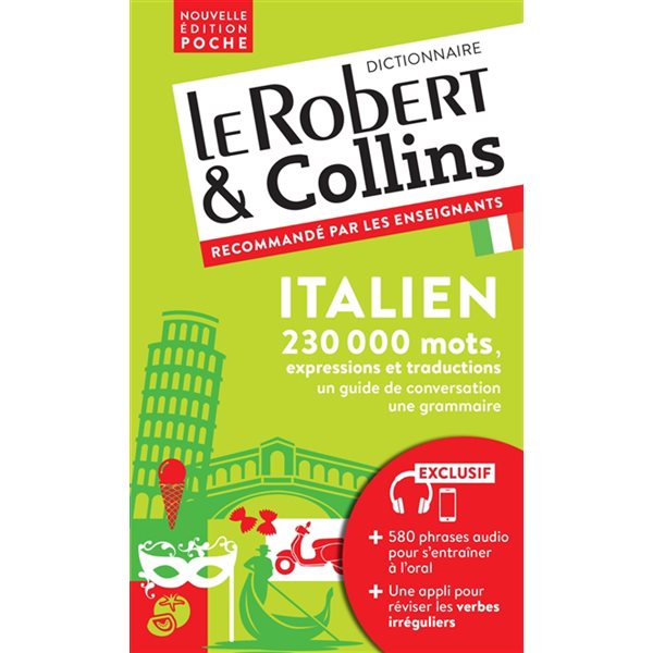 Le Robert & Collins italien poche : français-italien, italien-français