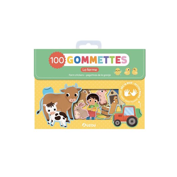 La ferme : 100 gommettes