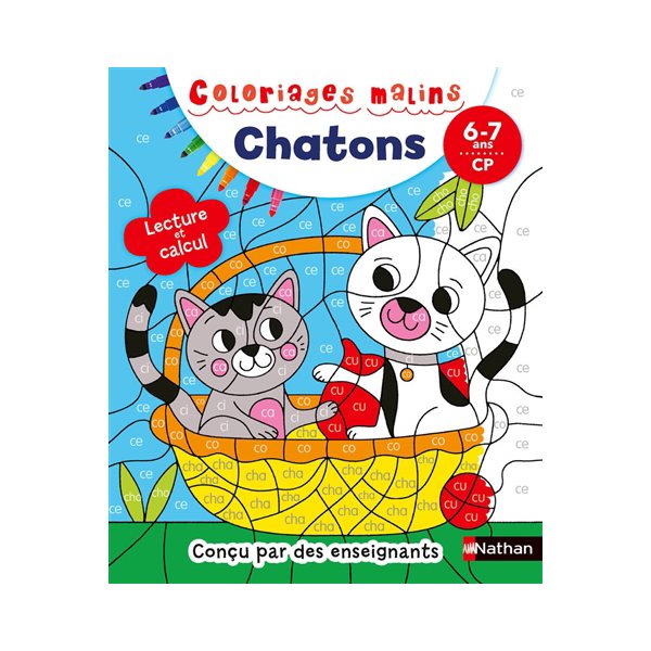 Les chatons : lecture et calcul, 6-7 ans, CP